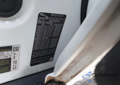 2021 Jaguar F-Pace S P250 Awd Automatic z USA, uszkodzony, nr VIN SADCJ2EXXMA667626